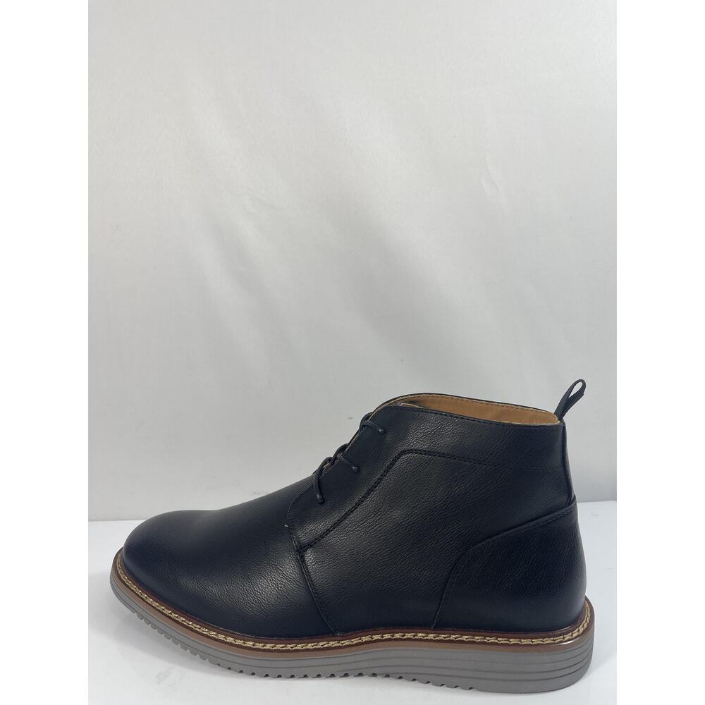 Vance Stratton Boots Mens Size 11.5 Black Ankle Chukka Tru Comfort New Box